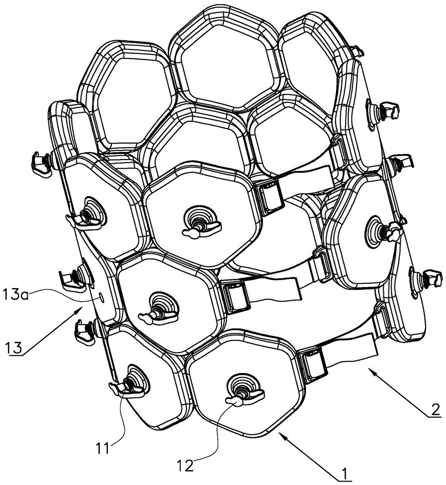 冷敷拼接组件的制作方法