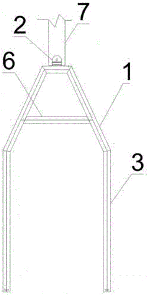 一种A字形预埋支架的制作方法