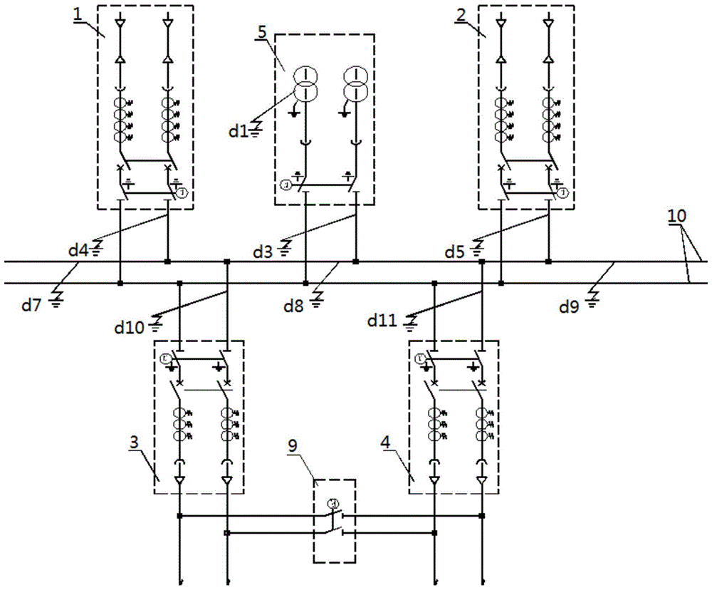 一种AT牵引变电所2×27.5kV主接线构造及故障隔离方法与流程