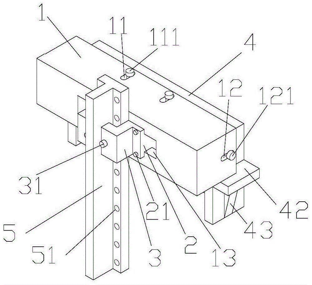 一种轿厢式电梯导轨撑架结构的制作方法