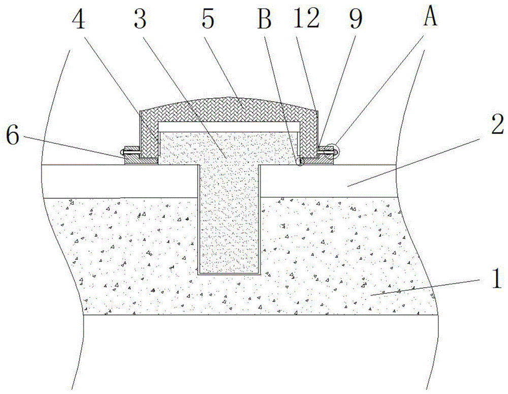 一种用于固定建筑防水材料的构件的制作方法