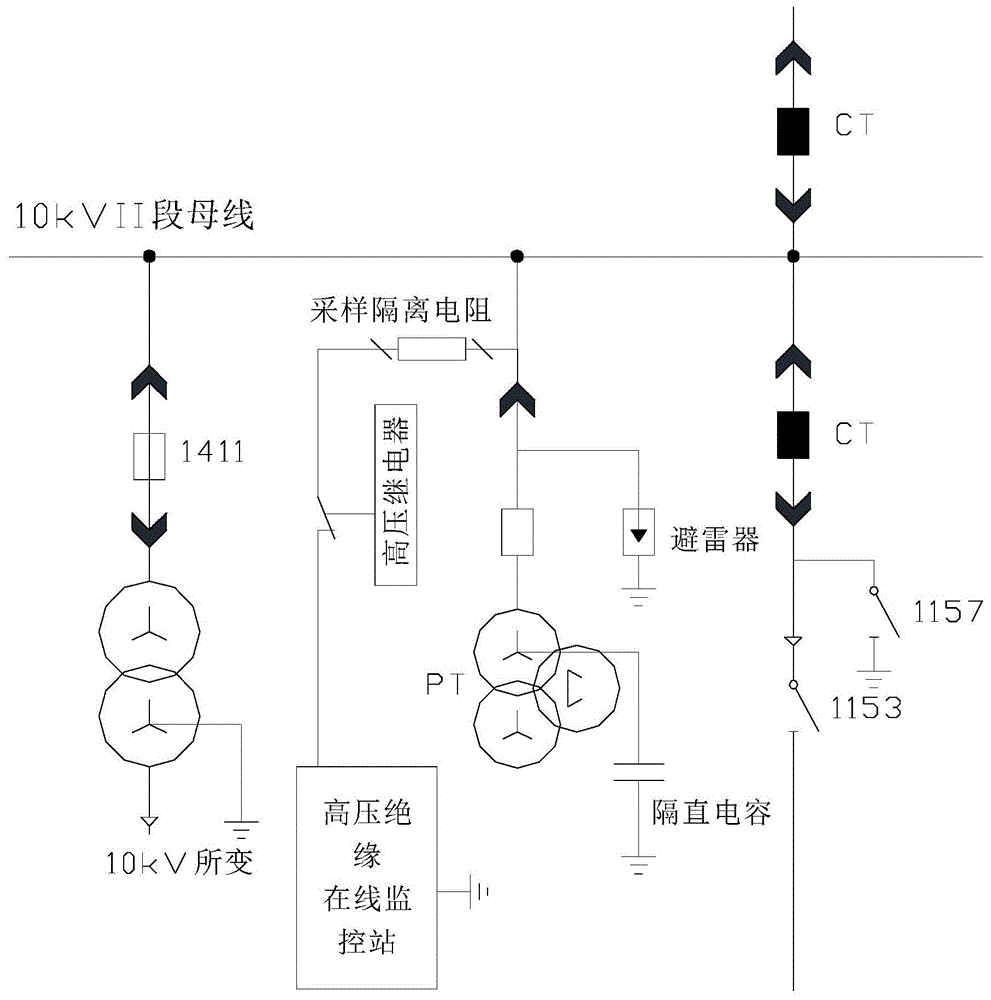 高压电网对地绝缘电阻的在线监测电路及监测系统的制作方法