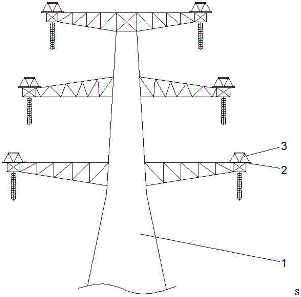 220kv输电线路耐张塔的制作方法