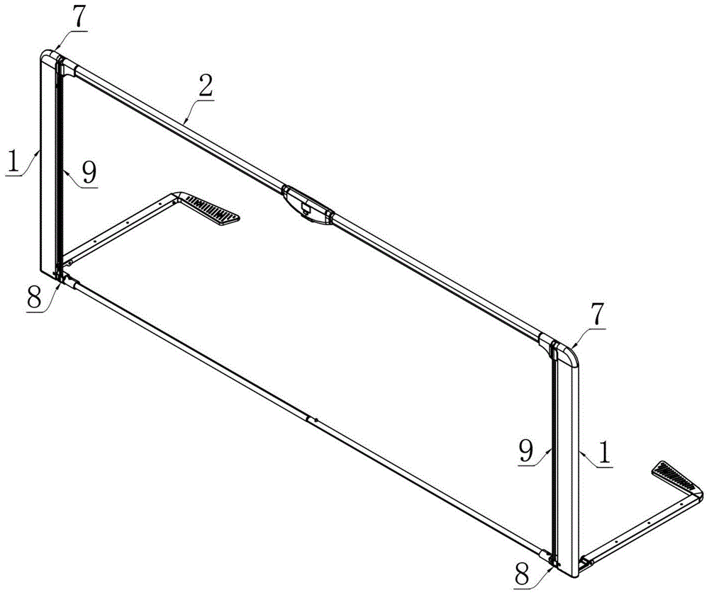 一种床护栏的升降结构的制作方法