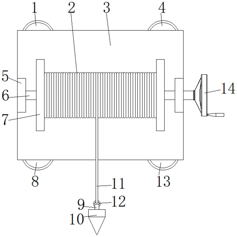 一种建筑工程施工用的垂直度检测设备的制作方法