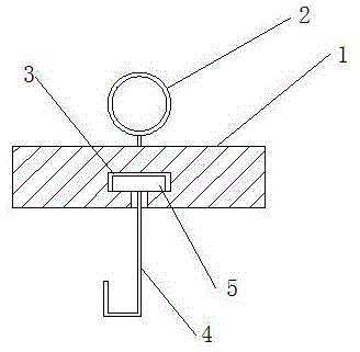 组合式载重车保险杠边条喷涂挂具的制作方法