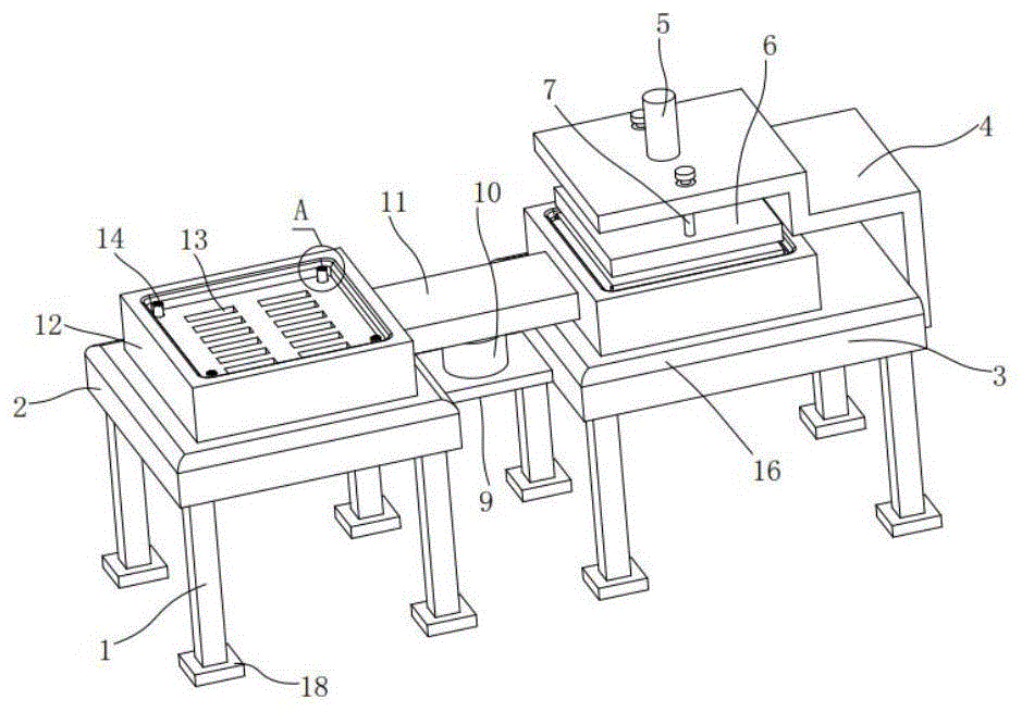 一种玻纤板生产用模切机的制作方法