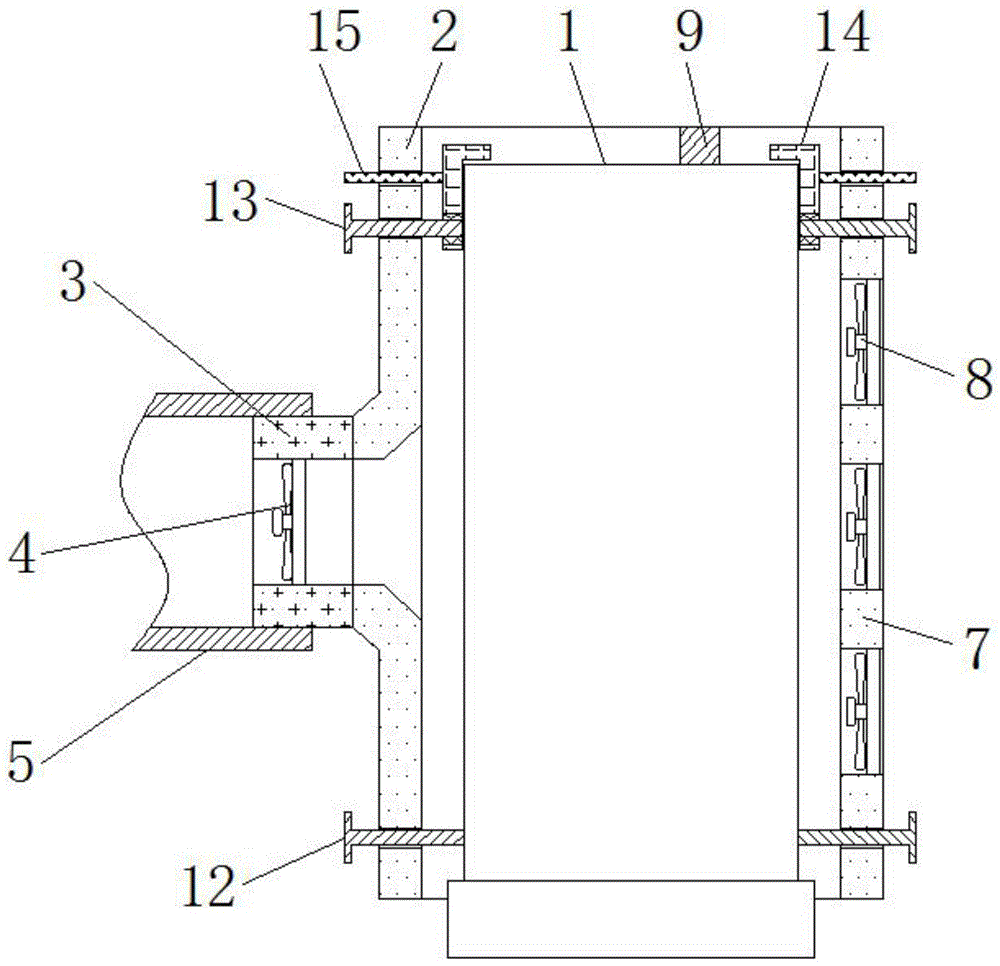 一种具有散热功能的铸铝加热器专用防护装置的制作方法