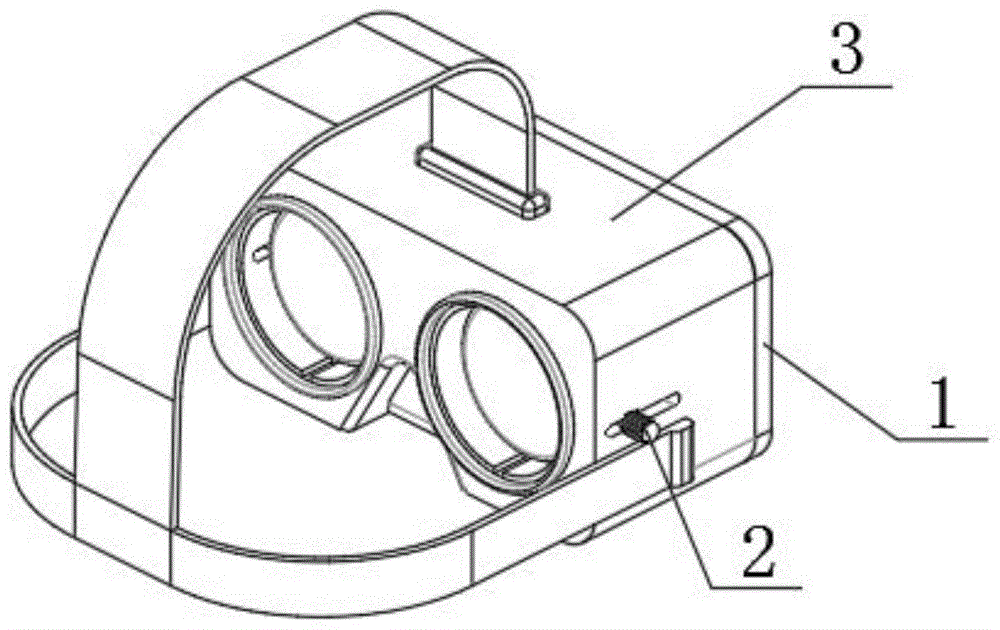 一种便于携带使用的VR眼镜的制作方法
