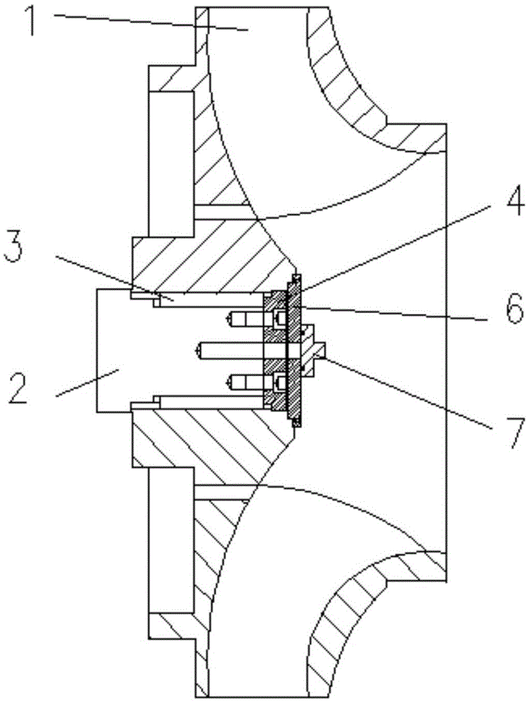 一种脱硫浆泵叶轮连接与密封结构的制作方法