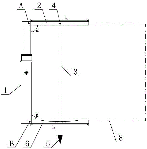 建筑模板垂直度测量装置的制作方法