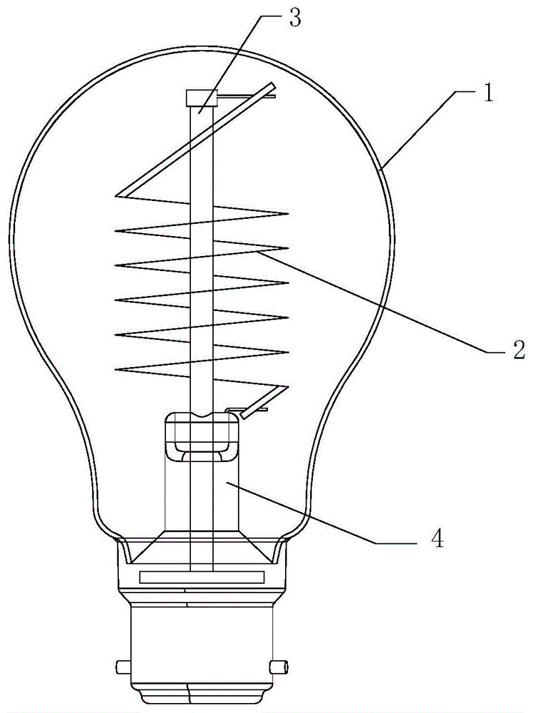 一种LED灯丝灯的制作方法
