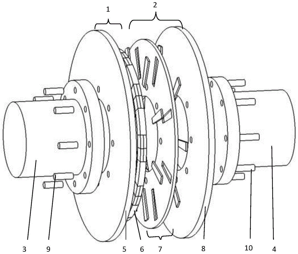一种新型的开槽盘式永磁涡流联轴器的制作方法