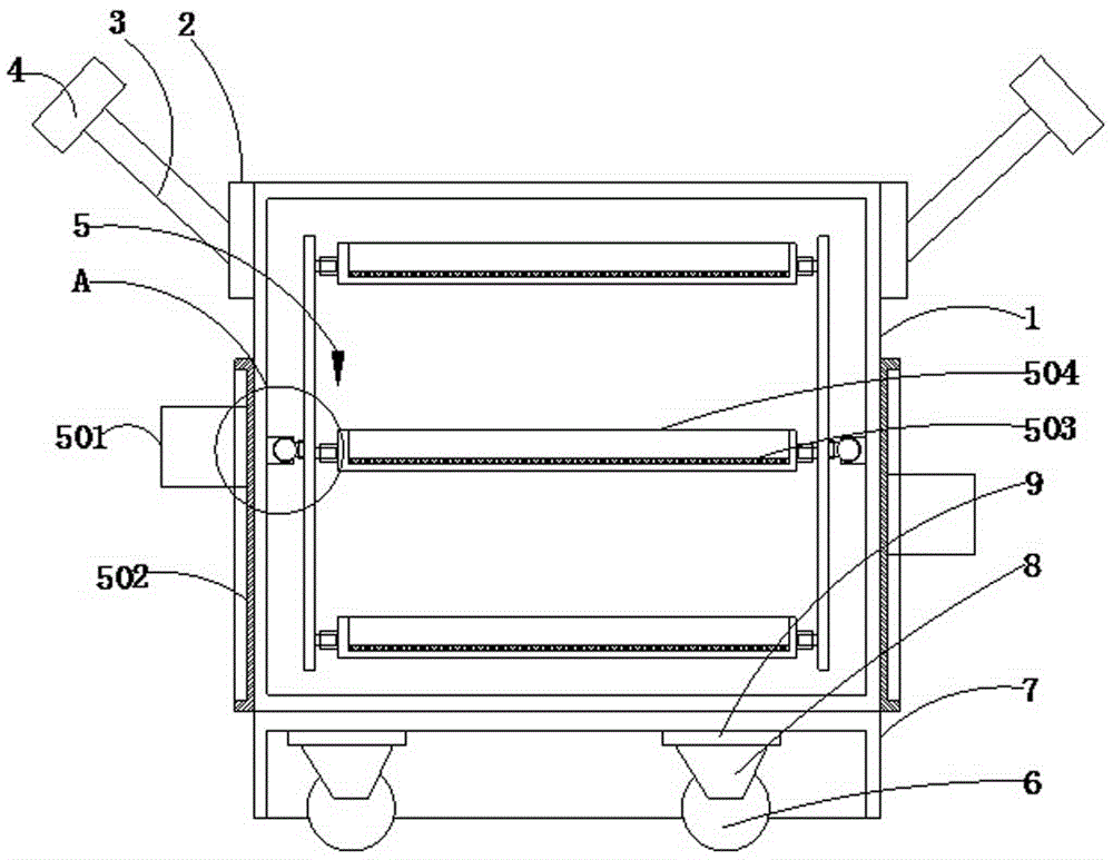 一种工程造价用具架的制作方法