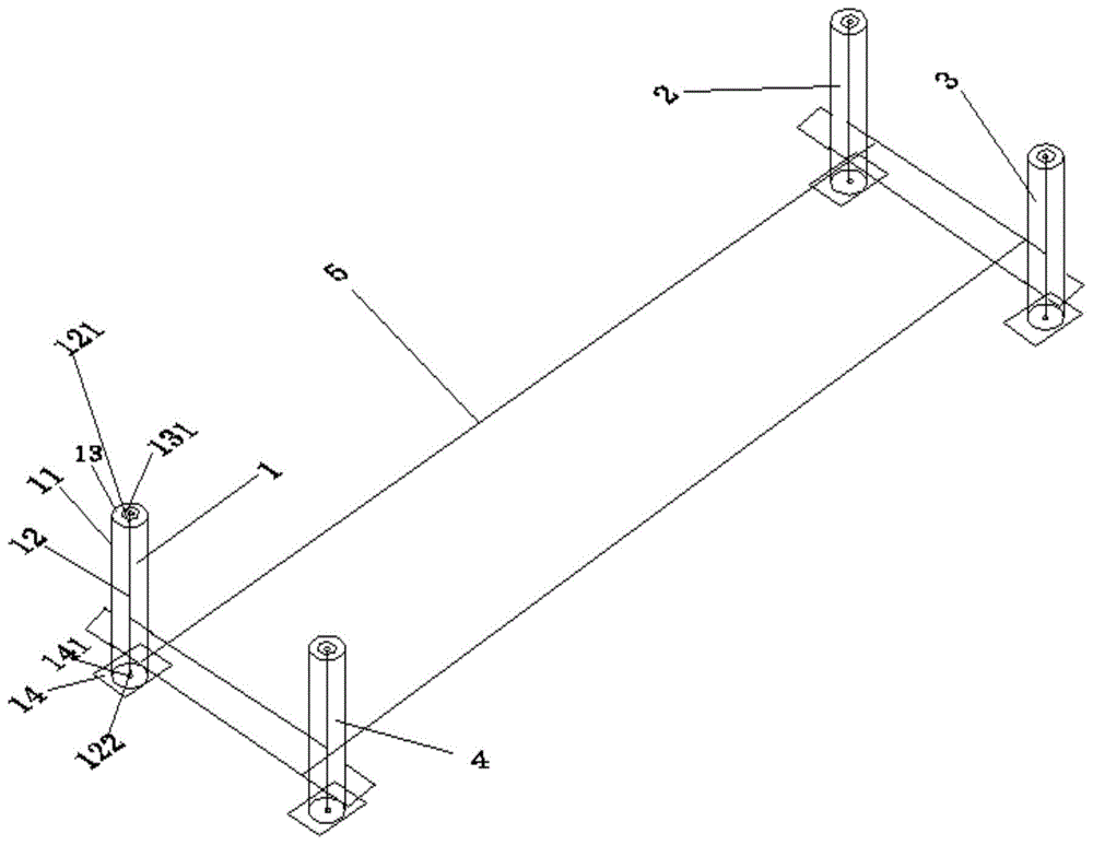 一种用于预制梁吊装安装的固定支架装置的制作方法