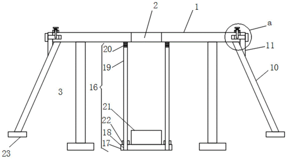 一种建筑施工用的固定支架的制作方法