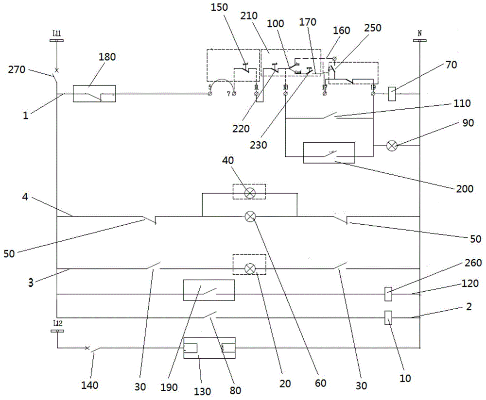 操作柱指示灯抗感应电路的制作方法