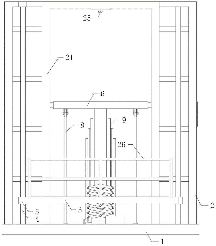 一种仓储用自动化升降机的制作方法