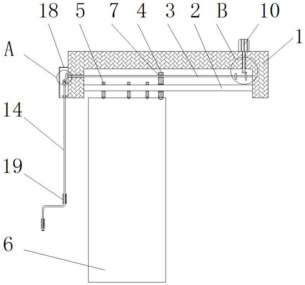 具有停电手拉功能的智能窗帘的制作方法