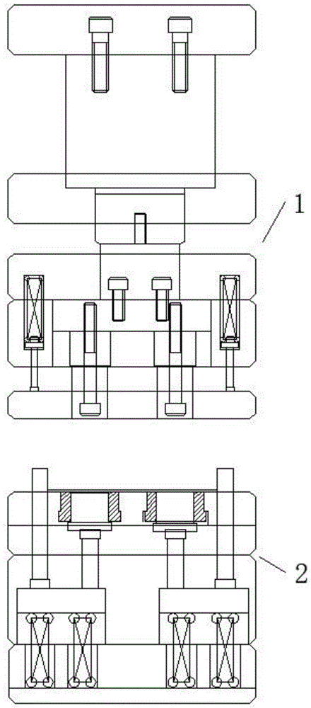 一种散热器主片冲压成型模具的制作方法