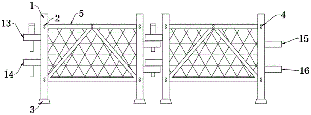 一种玻璃纤维防护围栏的制作方法