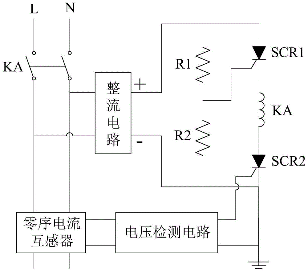 一种具有抗电源干扰功能的漏电断路器的制作方法