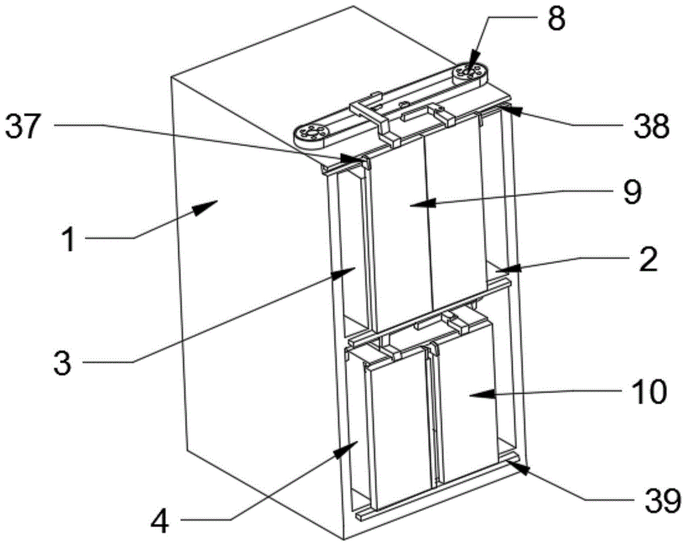 一种三厢双层停靠式电梯的制作方法
