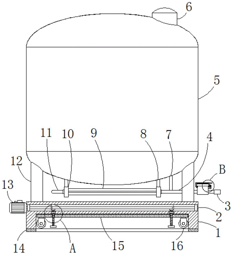 增压器储罐一体式结构的制作方法