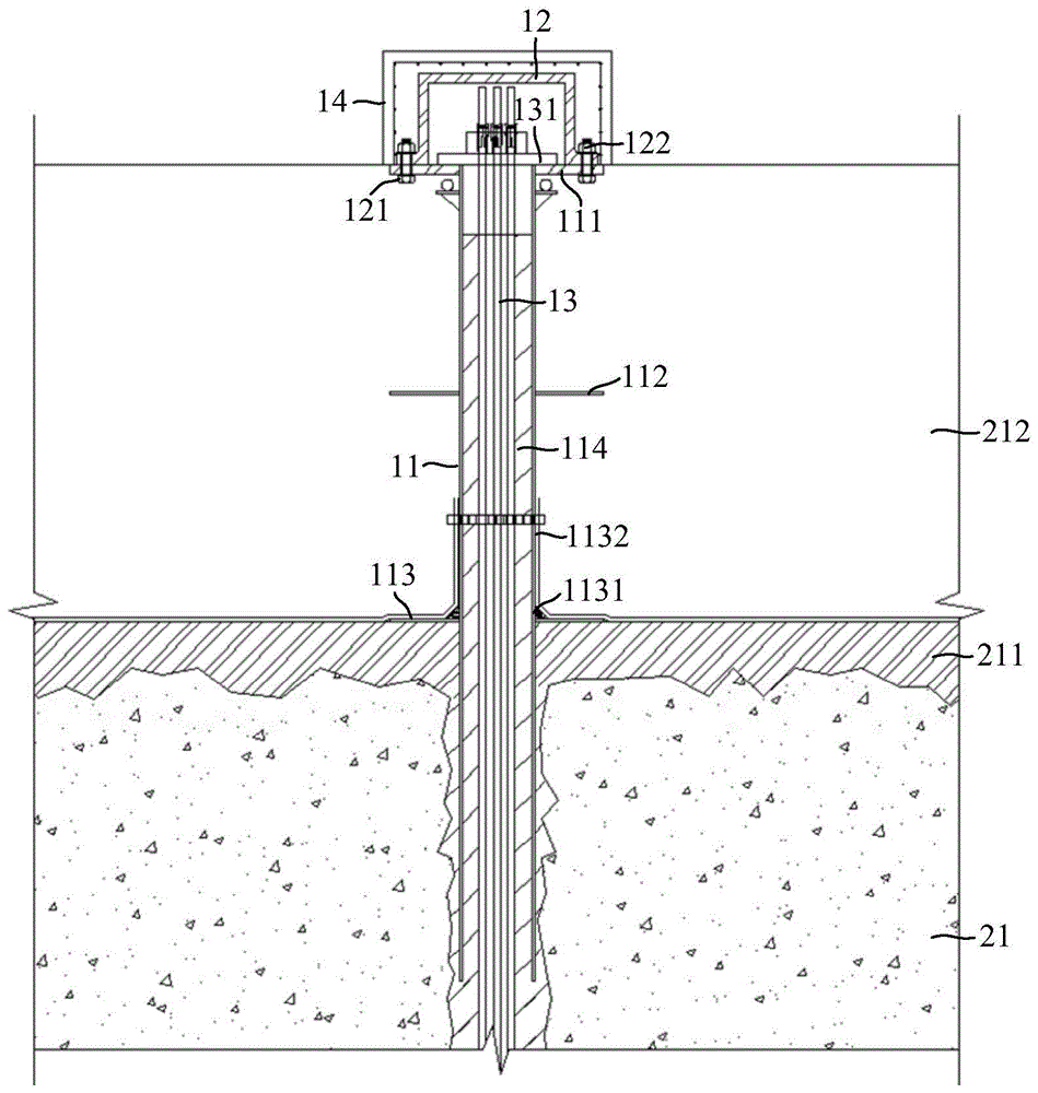 防水预应力锚杆结构的制作方法