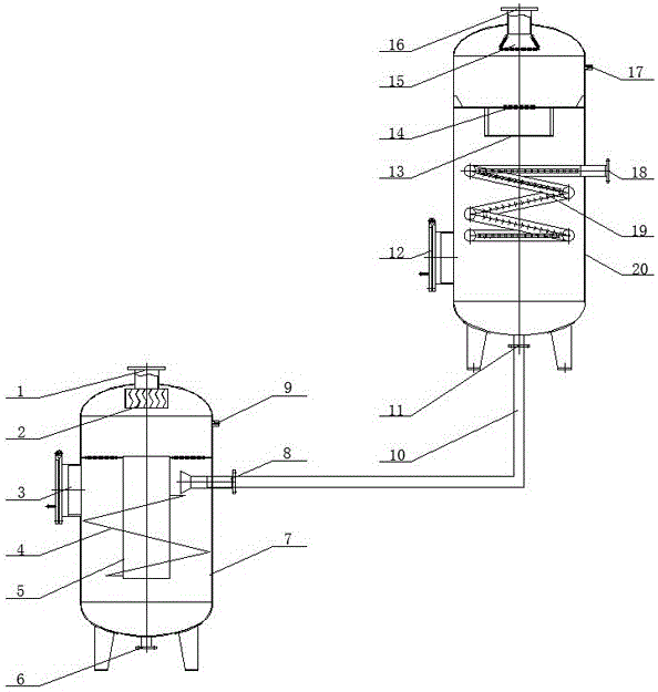 一种组合式排污扩容器的制作方法