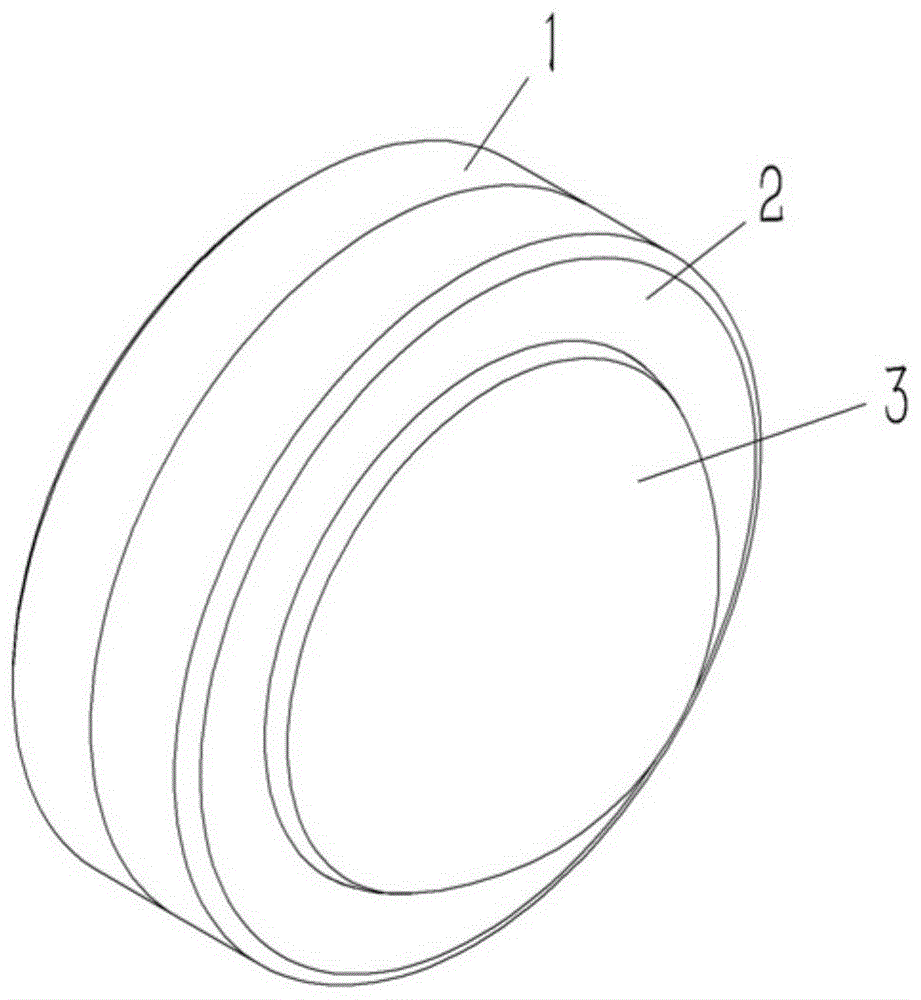 一种旋钮吸附式的反光小圆镜的制作方法