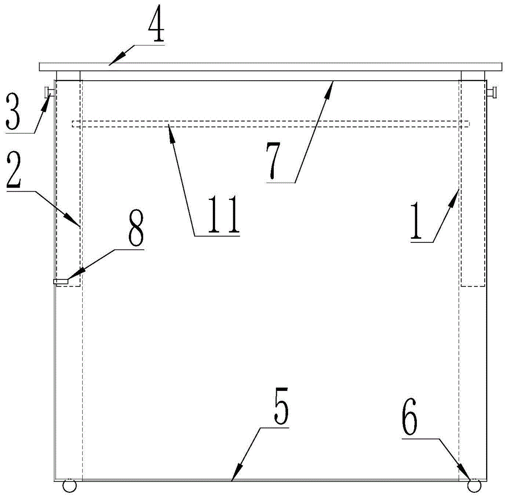 一种用于小冰箱的放置架的制作方法