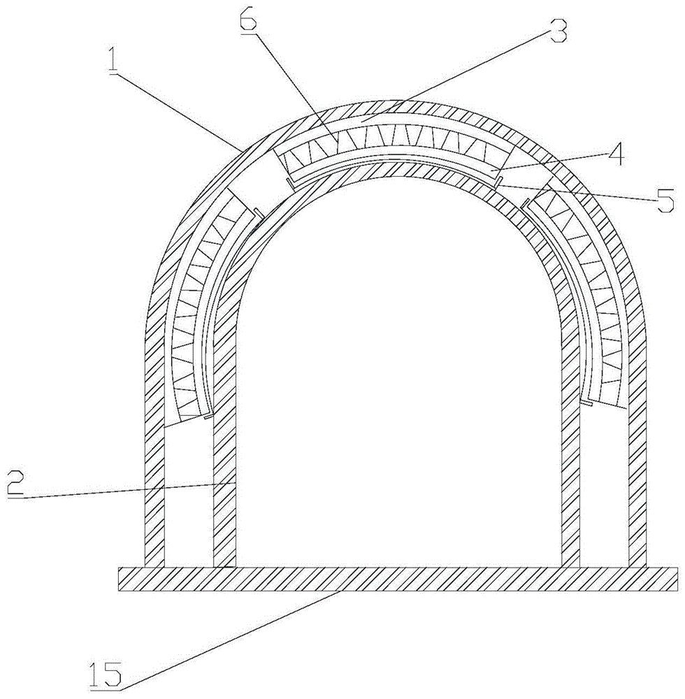 一种地铁土建盾构施工防护结构的制作方法