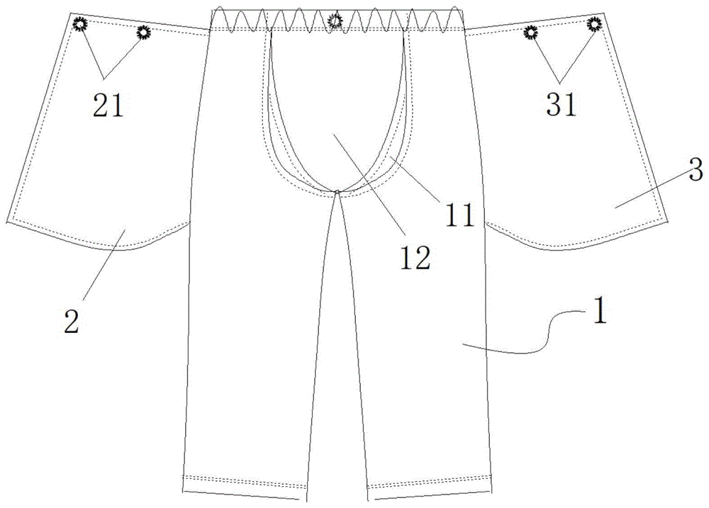 一种护理裤的制作方法
