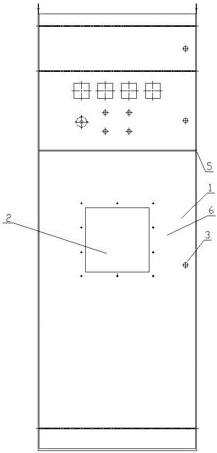 低压柜的柜门连锁机构的制作方法