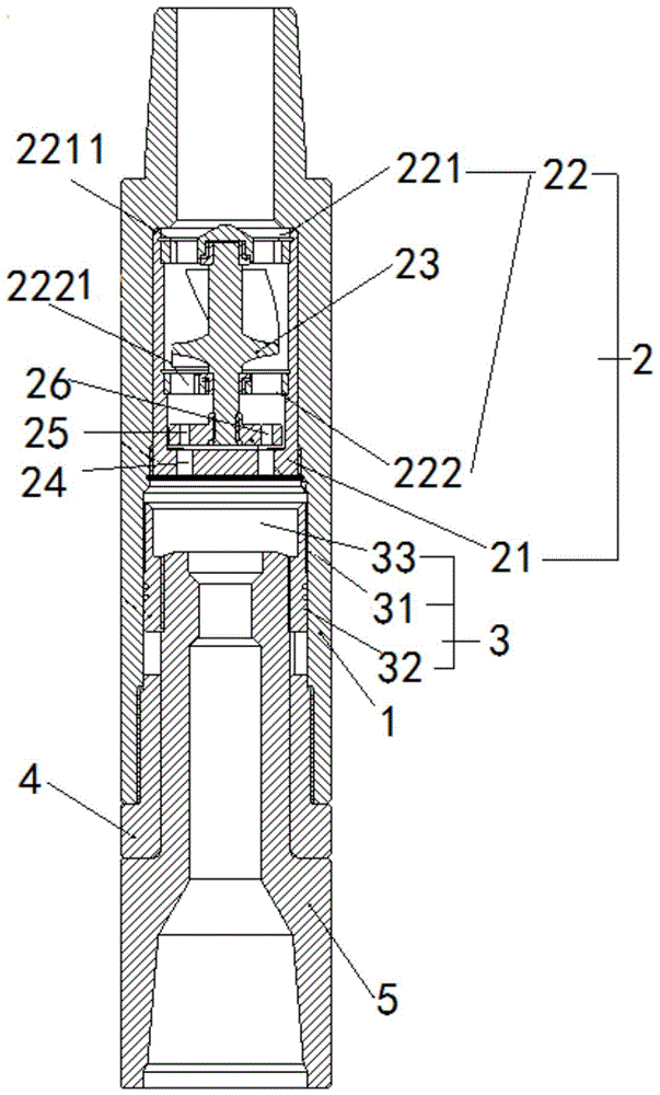 钻井用液动冲击器的制作方法