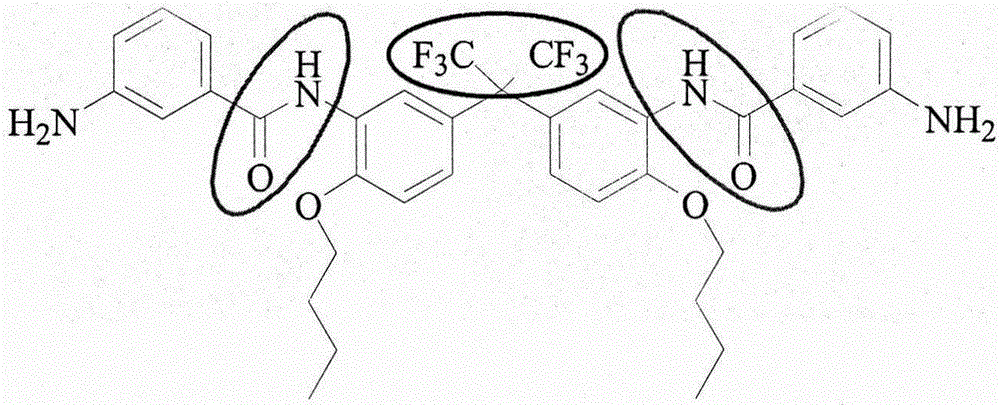一种c4侧链取代的含氟二胺单体的制备方法与流程