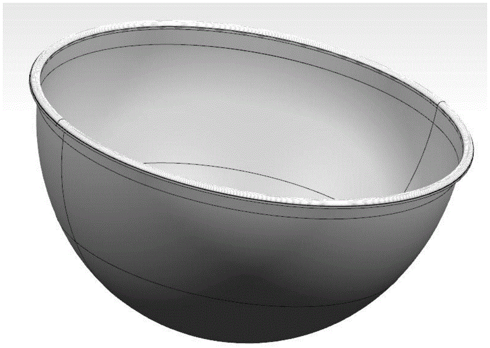 一种钛合金变壁厚球壳高精度成型方法与流程