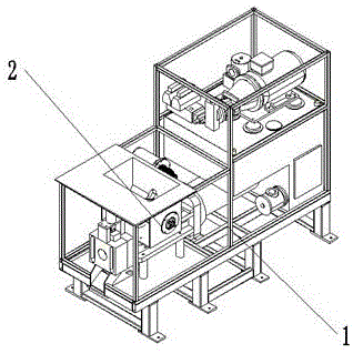 双绞龙供料装置及其双绞龙压饼机的制作方法