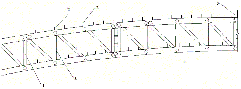 一种灌注拱桥钢管混凝土过程中排出拱肋空气的方法与