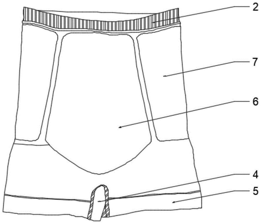 一种高腰塑身裤的制作方法
