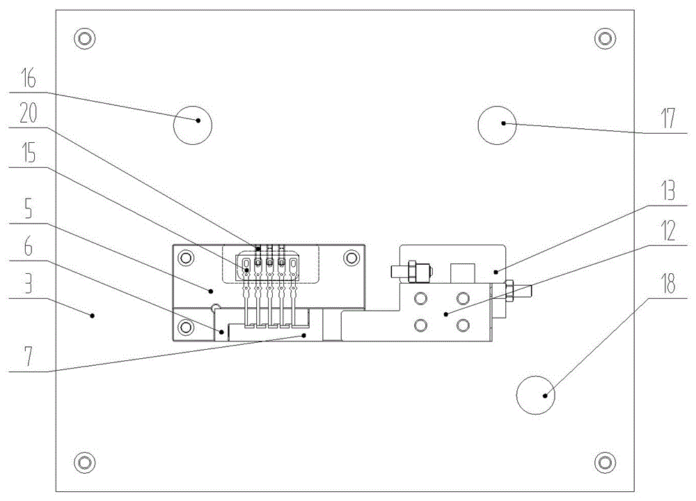 嵌件防错安装组合治具的制作方法