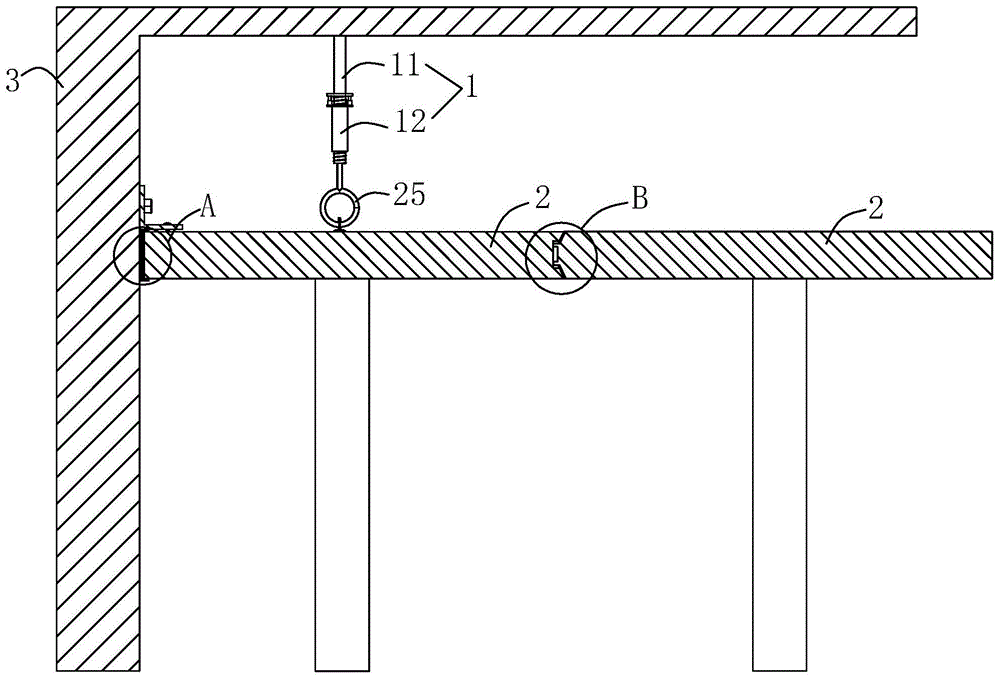 彩钢板吊顶安装结构的制作方法