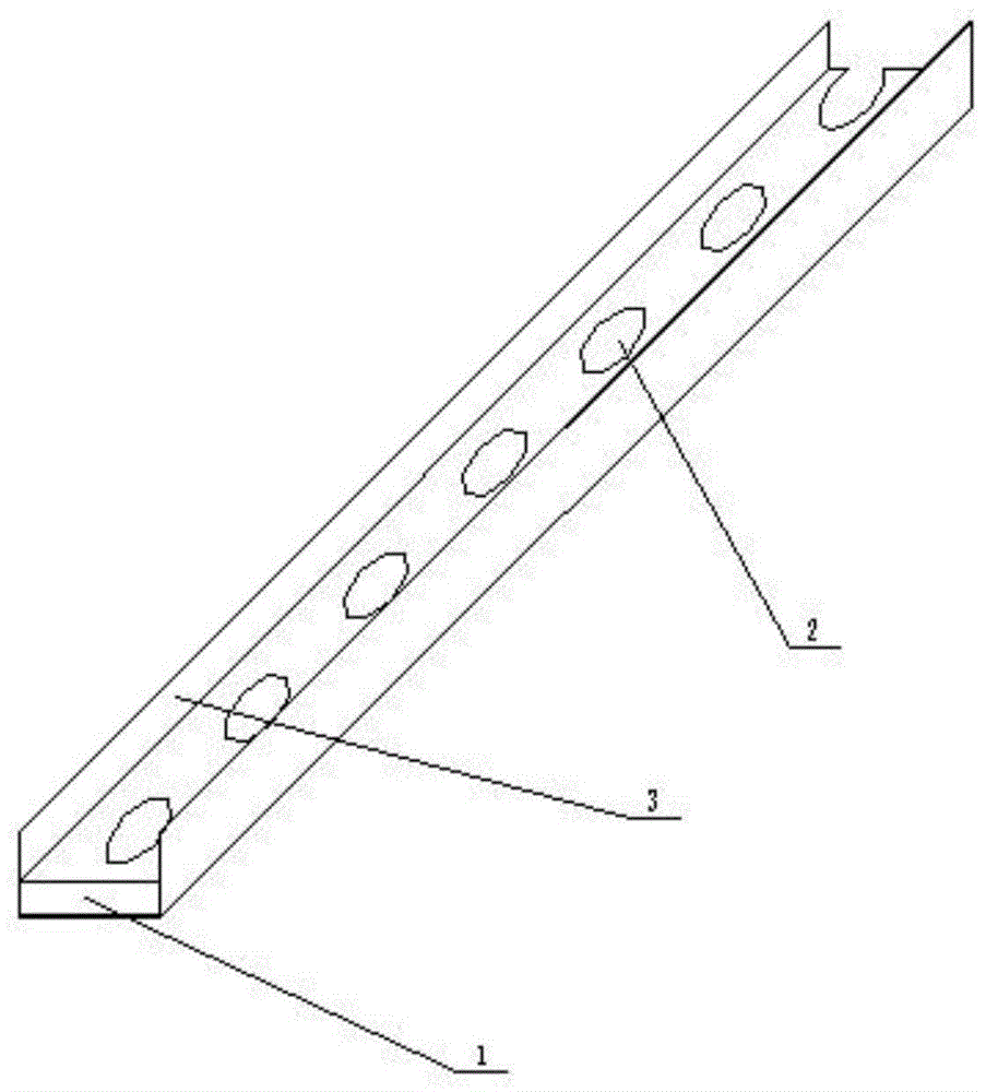 一种中空内模墙用特制龙骨的制作方法