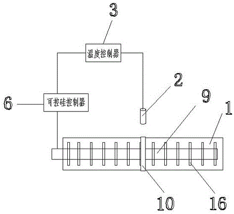 一种烫金版可控电加热系统的制作方法