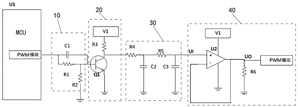 一种PWM信号整形电路及电动车控制器的制作方法