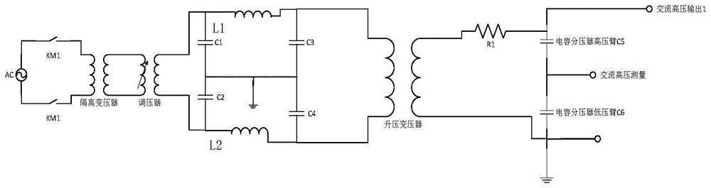 一种交直流耐压局部放电测试电路的制作方法