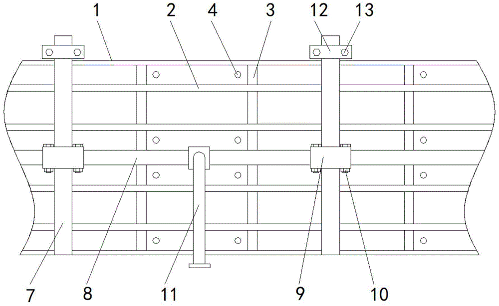 一种建筑工程用组合式支撑模板的制作方法