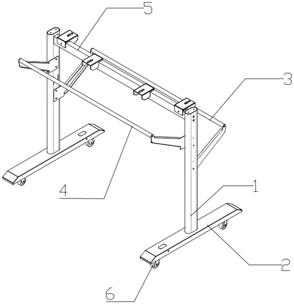 一种大幅面扫描仪支撑架的制作方法