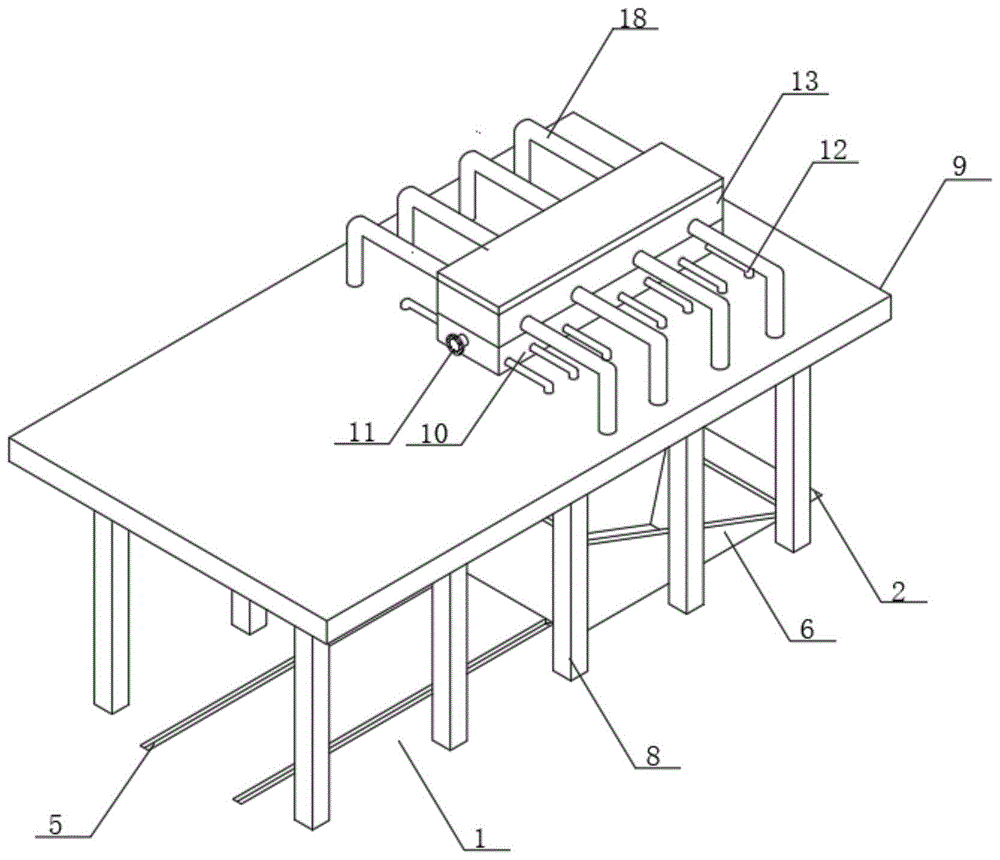 一种建筑施工现场垃圾池的制作方法